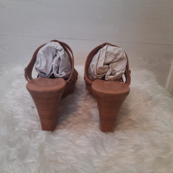 Ugg strappy platform wedge sandals sz 11W - Picture 6 of 6